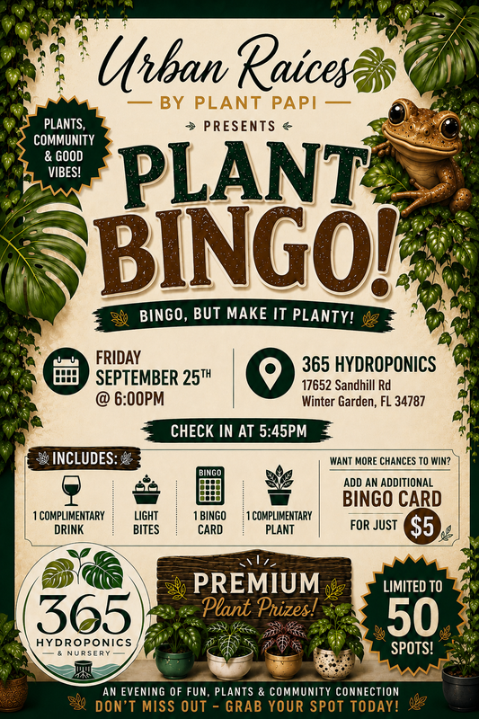 Plant Bingo with Urban Raíces & 365 Hydroponics